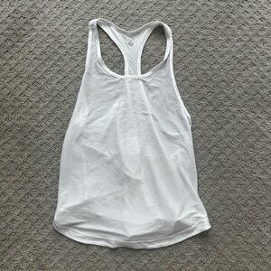 White Lululemon Tank